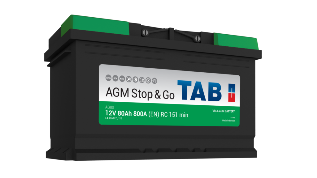 TAB AGM Stop&Go batteries
