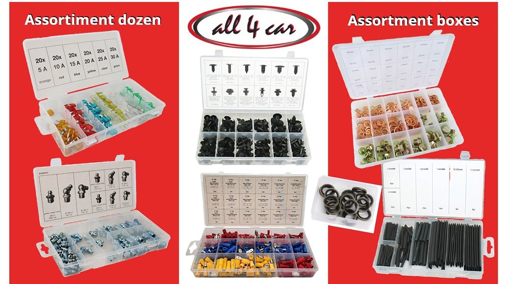 Assortiment verbruiksartikelen