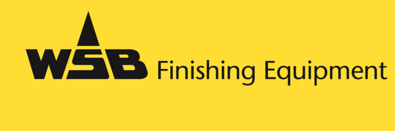 WSB Finishing Equipment-logo op gele achtergrond