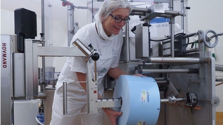 Verrijdbare tilhulp voor (folie)rollen