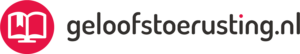 Logo van Geloofstoerusting.nl met open Bijbel