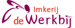 Logo van Imkerij de Werkbij met gestileerde bij