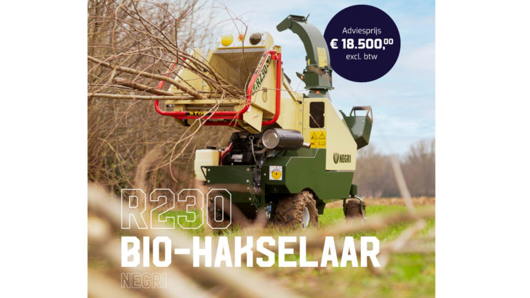 NEGRI R230 Bio-Hakselaar, De elite onder de hakselaar!