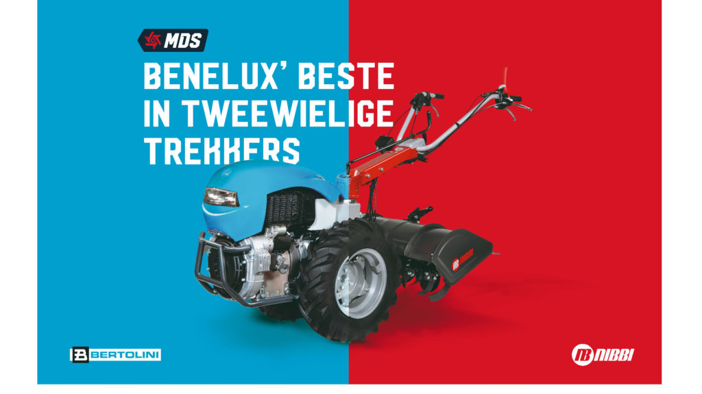 MDS, De specialist in tweewielige trekkers nu ook exclusief distributeur voor BERTOLINI