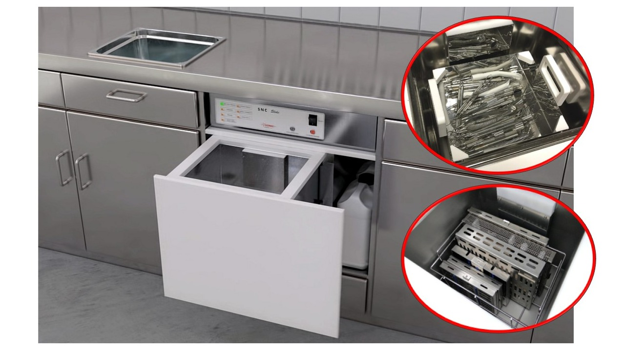 Washer Disinfector (ISO 15883) door Ultrasound