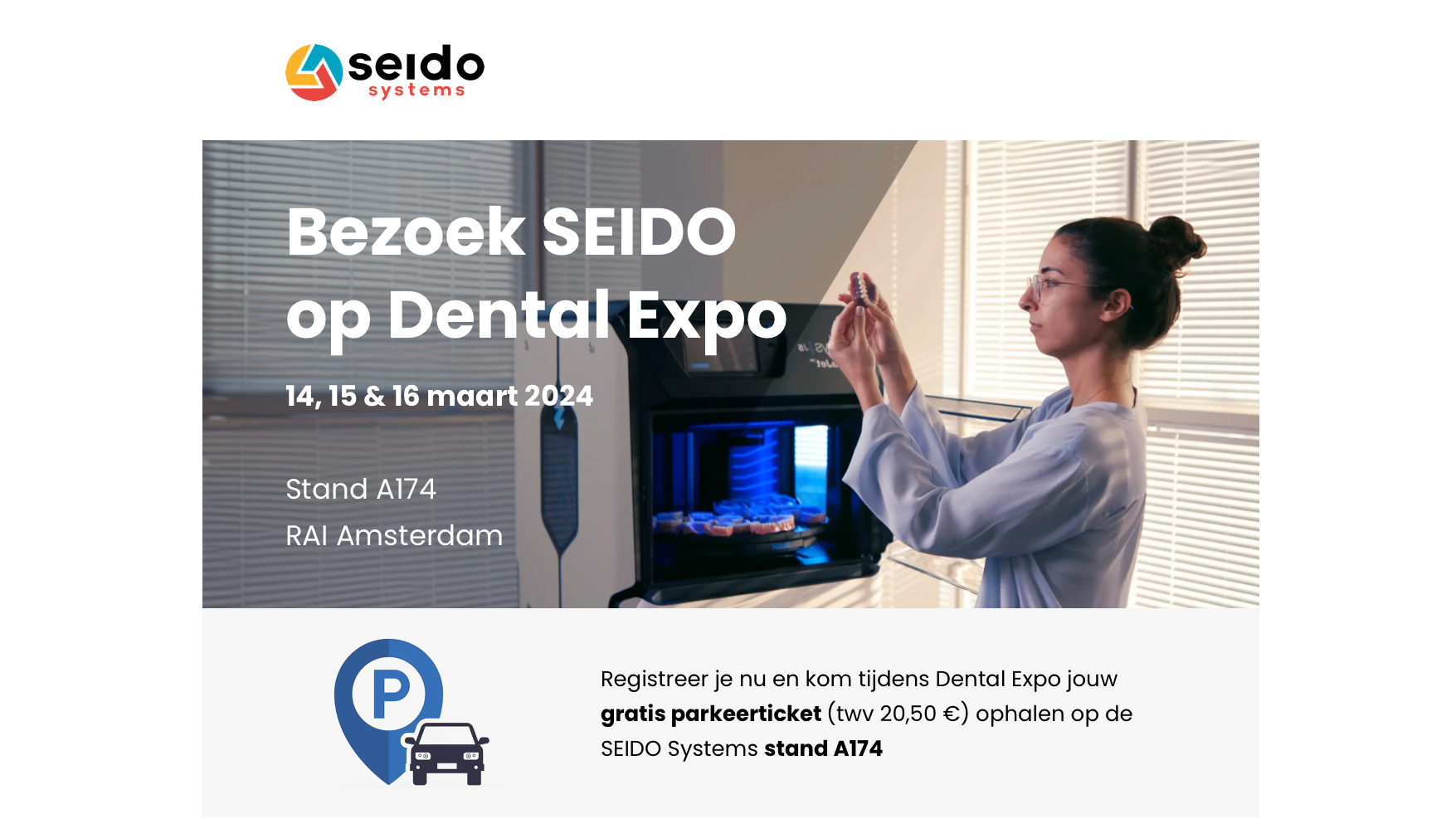 SEIDO Systems op Dental Expo
