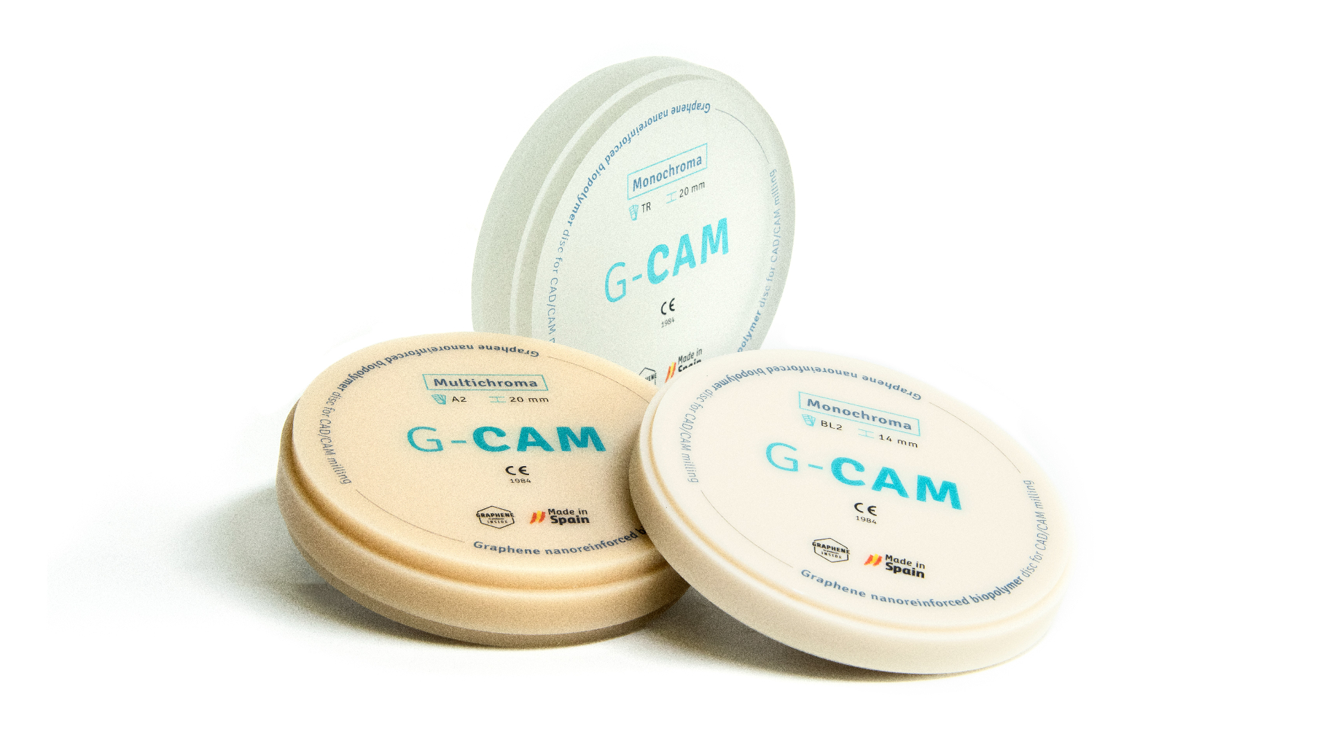 Le premier produit commercial de Graphenano Dental est G-Cam, un biopolymère nano-renforcé au graphène conçu pour les restaurations finales et qui résout des problèmes mécaniques, physiques et biologiques dans le secteur dentaire.