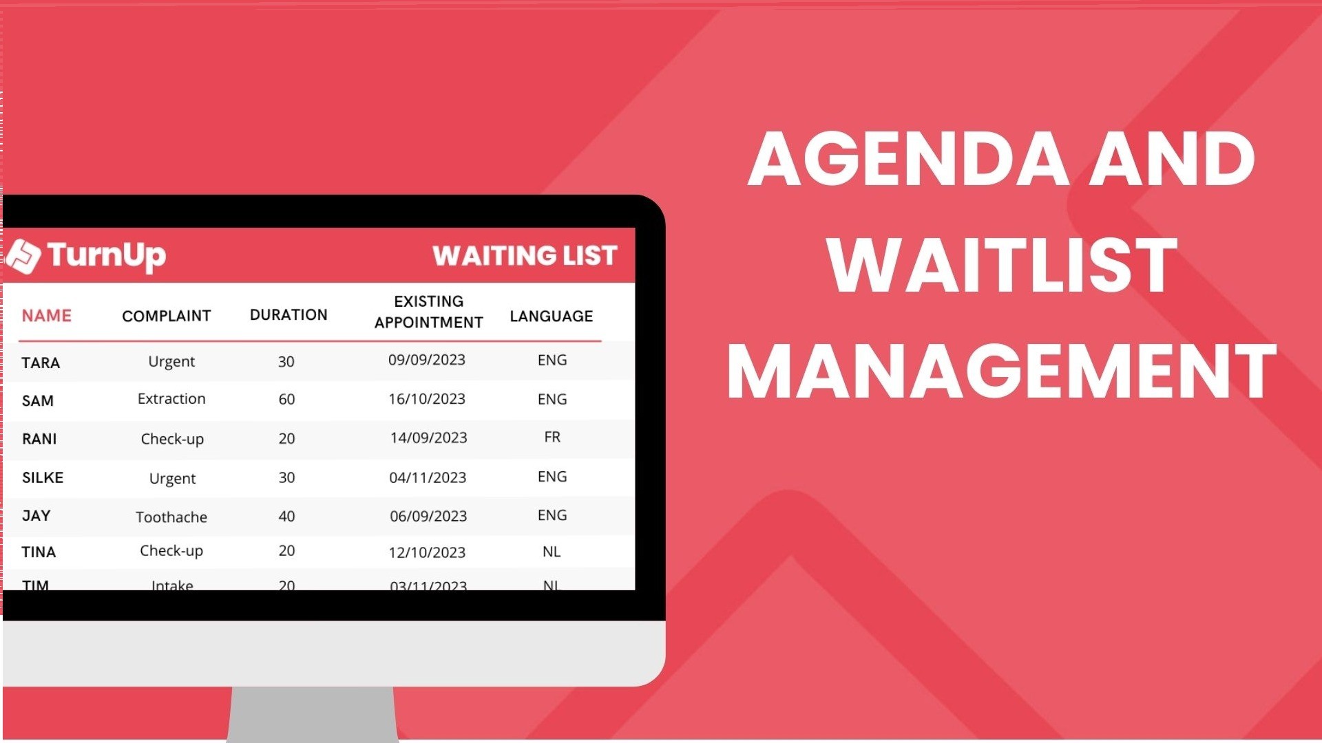 Agenda & Waitlist Management