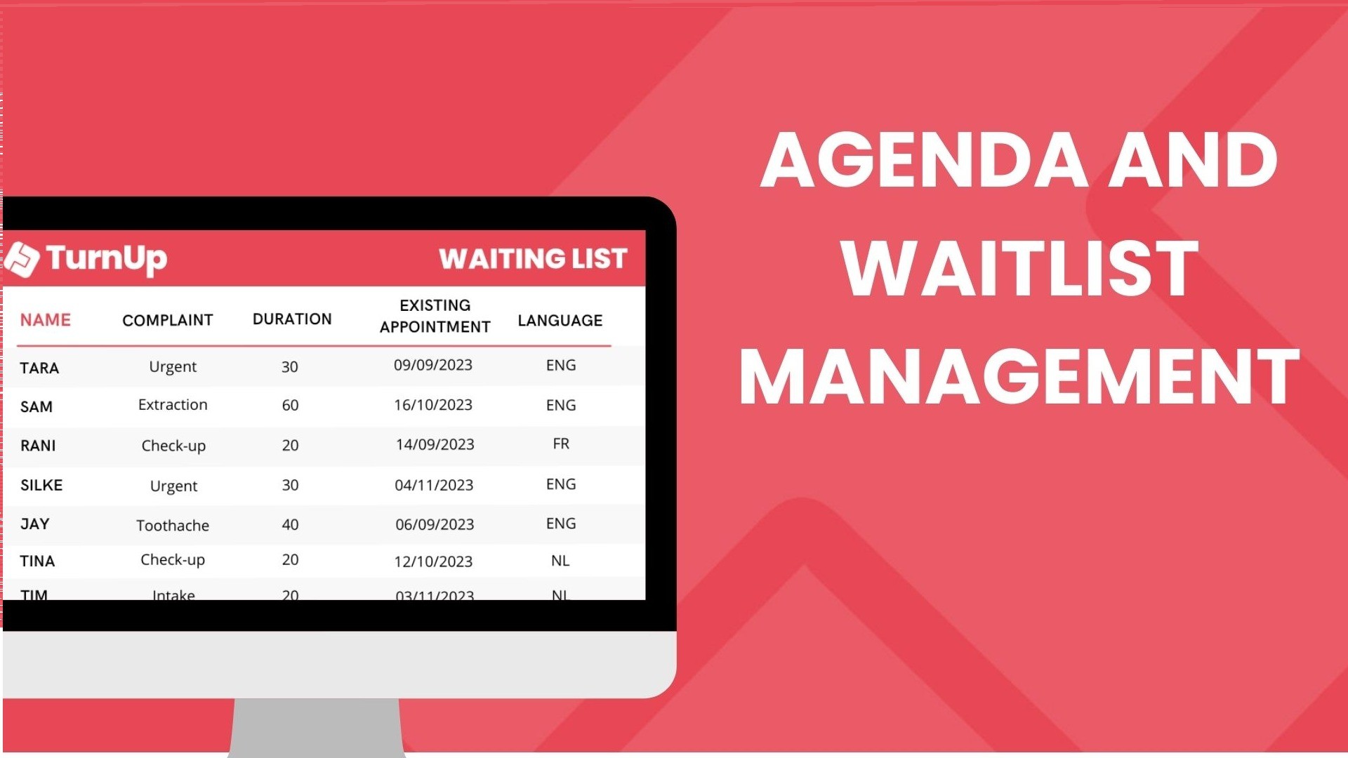 Agenda & Waitlist Management