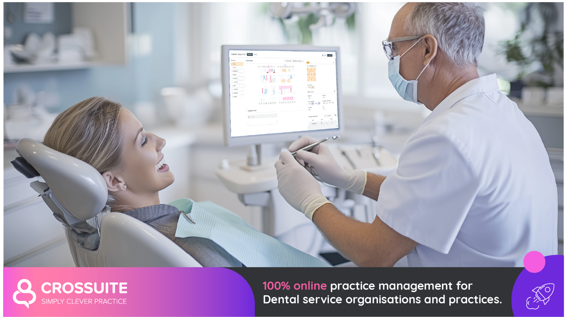 Crossuite QI. 100% Online practice management for Dental service organisations and practices