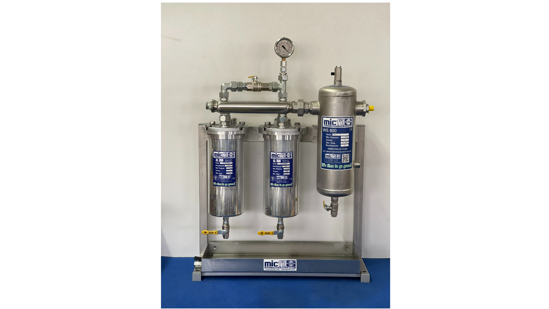 Tweevoudig AL300 + waterseparator WS800