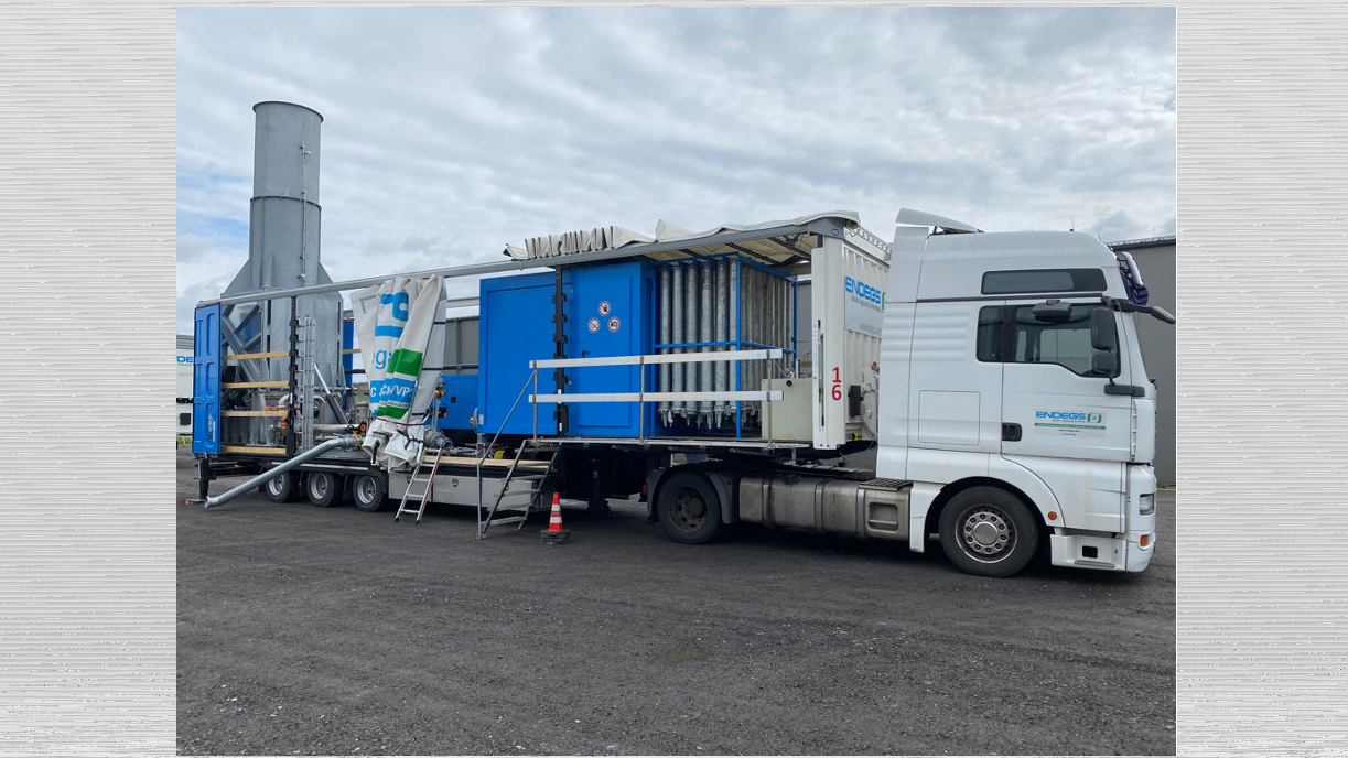 Mobile vapor combustion unit 10 MW