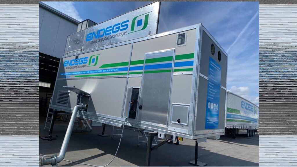 Mobile vapor combustion unit 3MW