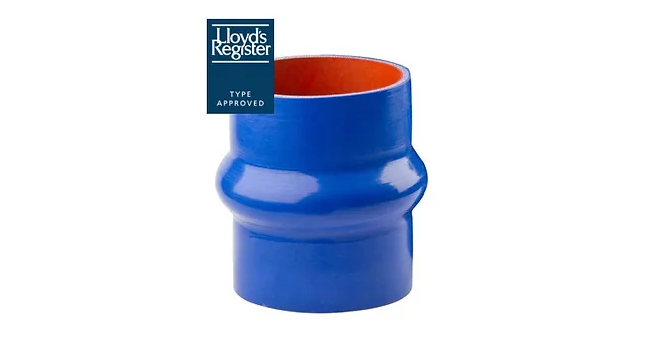 Silicone bellows “Blue” Lloyds Type Approval