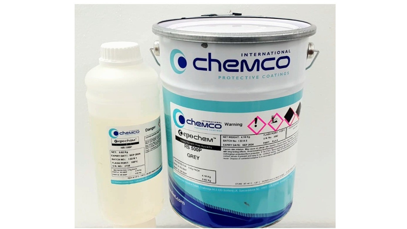 Epo-chem-RS500P is wet & rust tolerant primer or primer-finish epoxy coating.