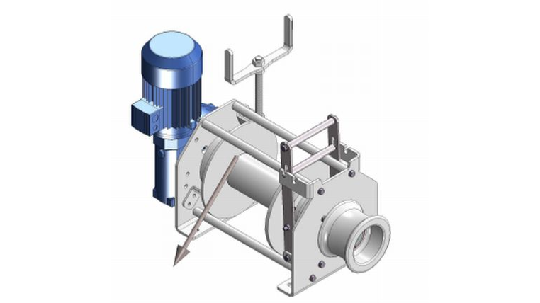 EWA-650-KB Elektrische draadanker lier met kaapstanderkop