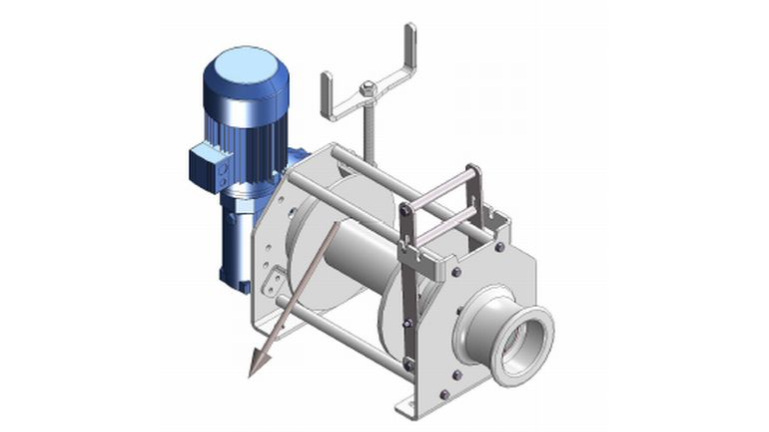 EWA-650-KBV Electrical wire anchorwinch with capstanhead