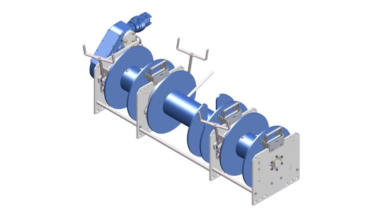 HCA-5000-KB-3 Hydraulische draad ankerlier met 3-voudige trommel