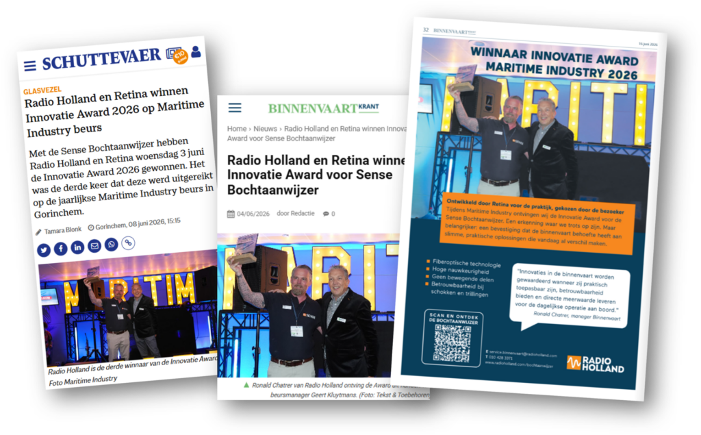 Radio Holland en Retina winnen Innovatie Award 2026