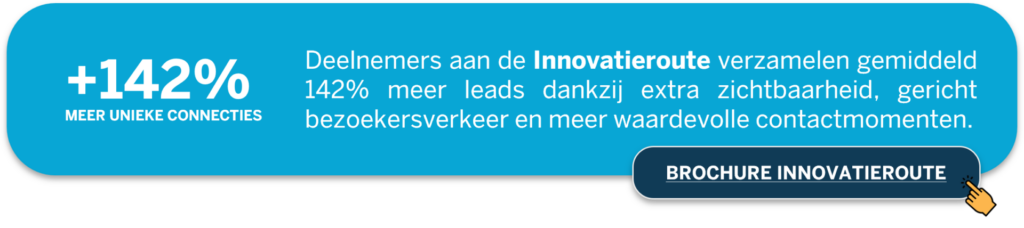 Innovatieroute levert 142% meer unieke connecties en leads