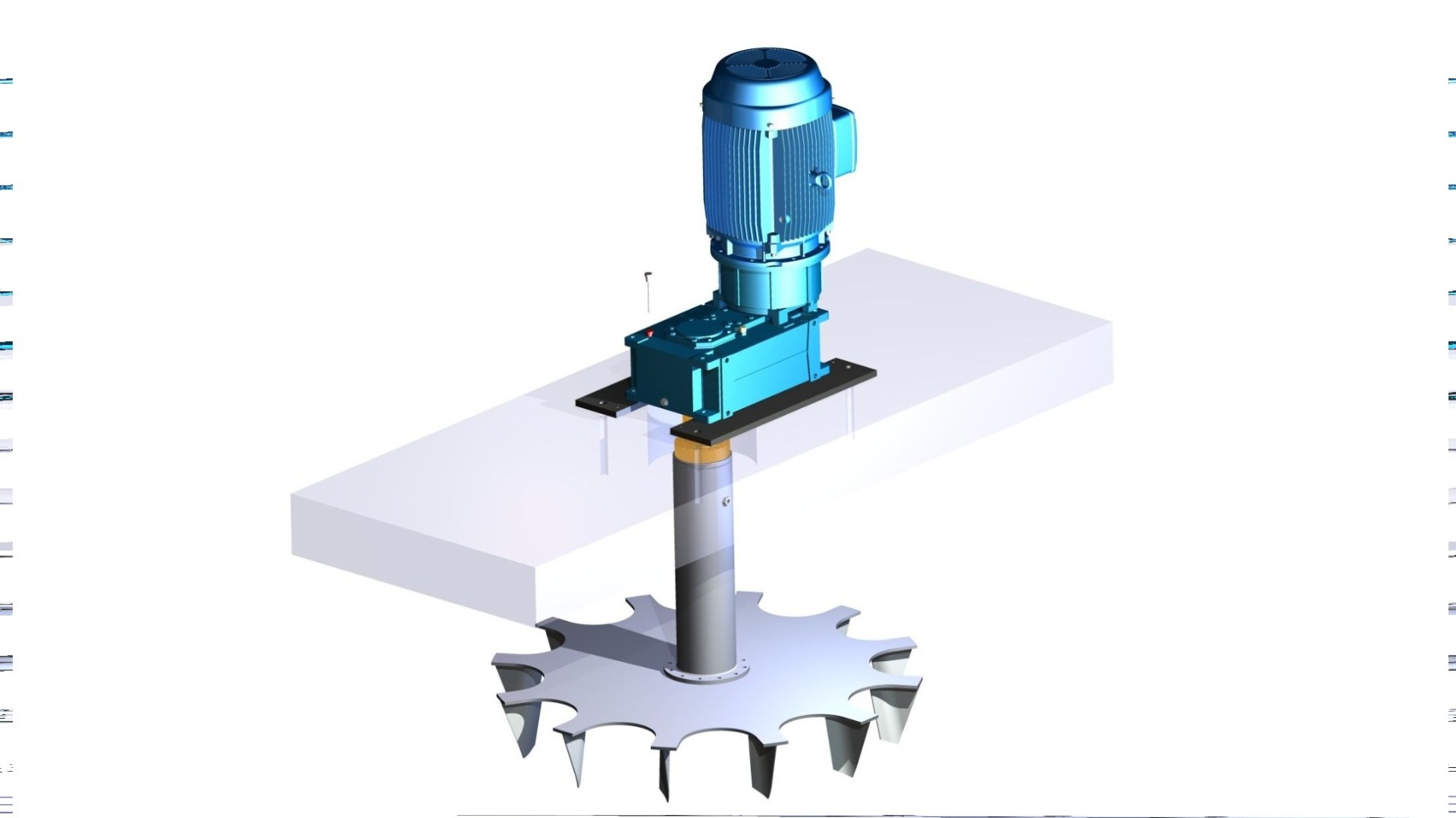 Hoog rendement oppervlaktebeluchter