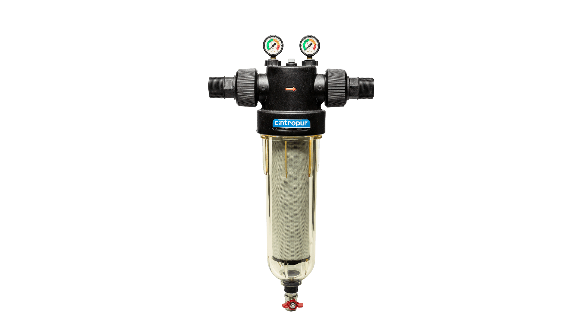 Waterfilter for industrial purposes