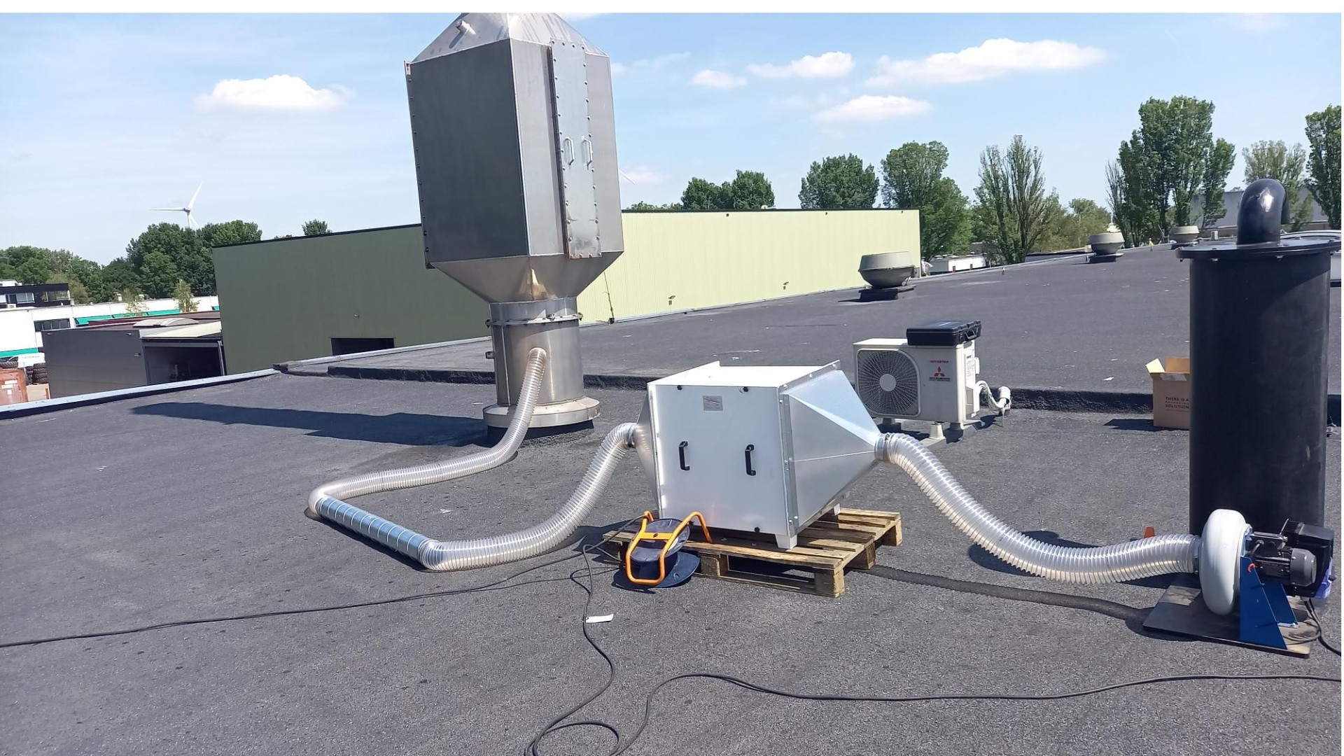 Test units for field  tests on partial flow