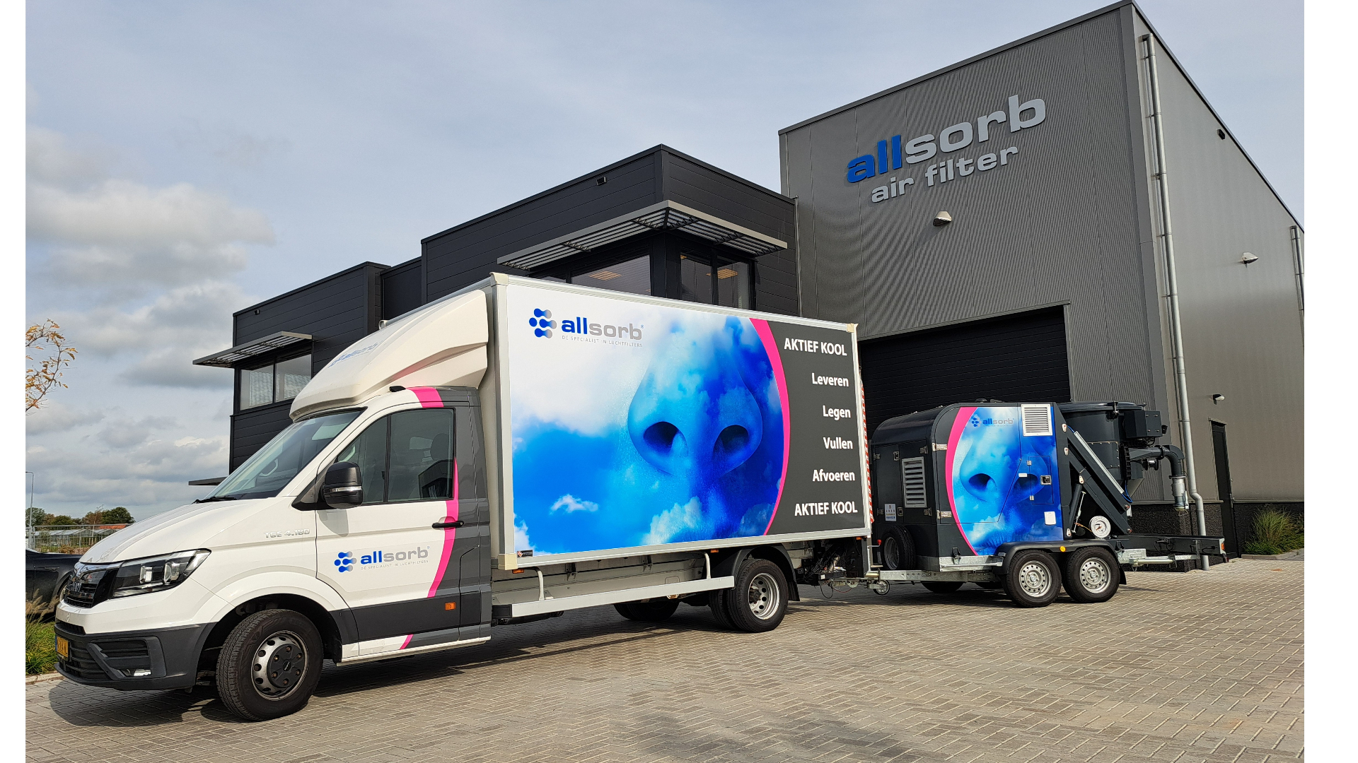 Mediavervanging en -afvoer met eigen zuigwagen