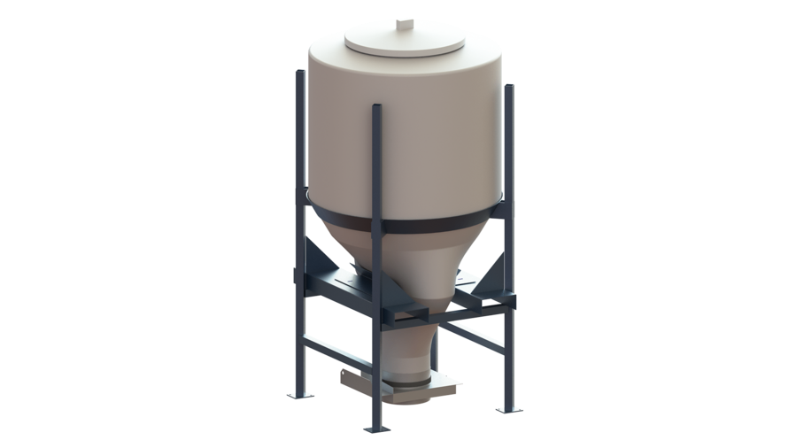 CPX Silo 1500L conical bottom