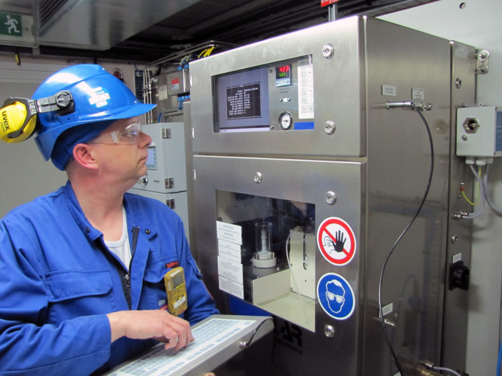 LAR Online measurements for proceswater