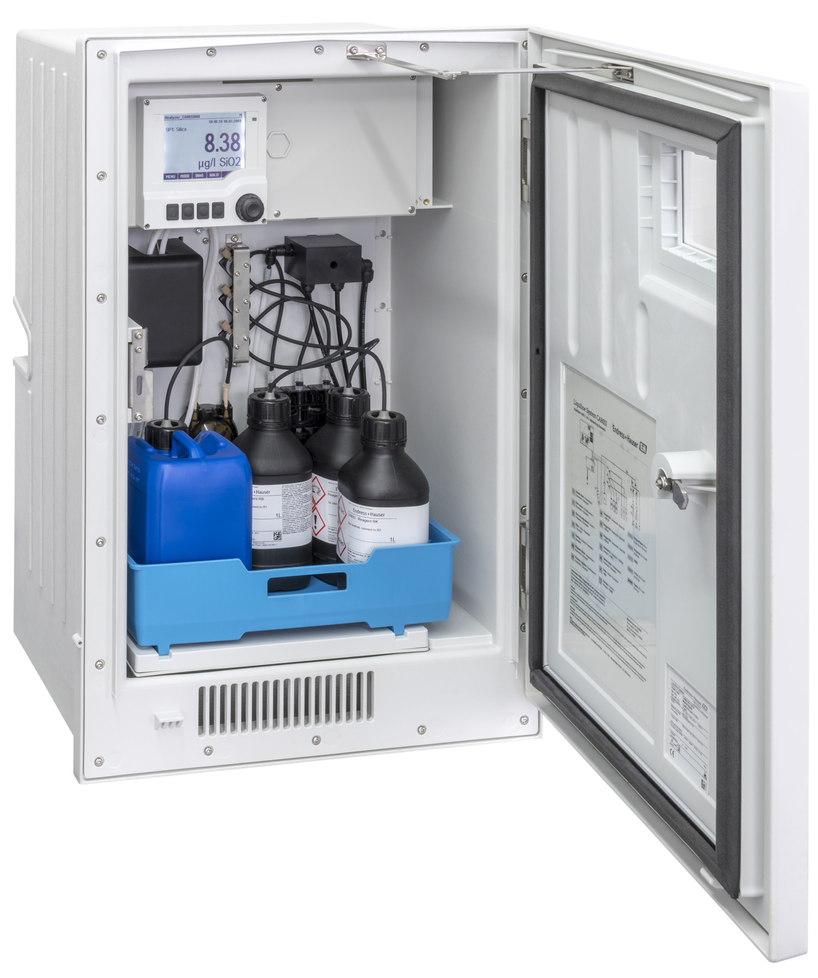 Stoom/water analyse: nauwkeurig silica meten met Liquiline System CA80SI analyser