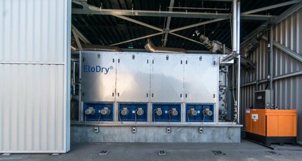 EloDry® – lage temperatuur banddroging voor slib