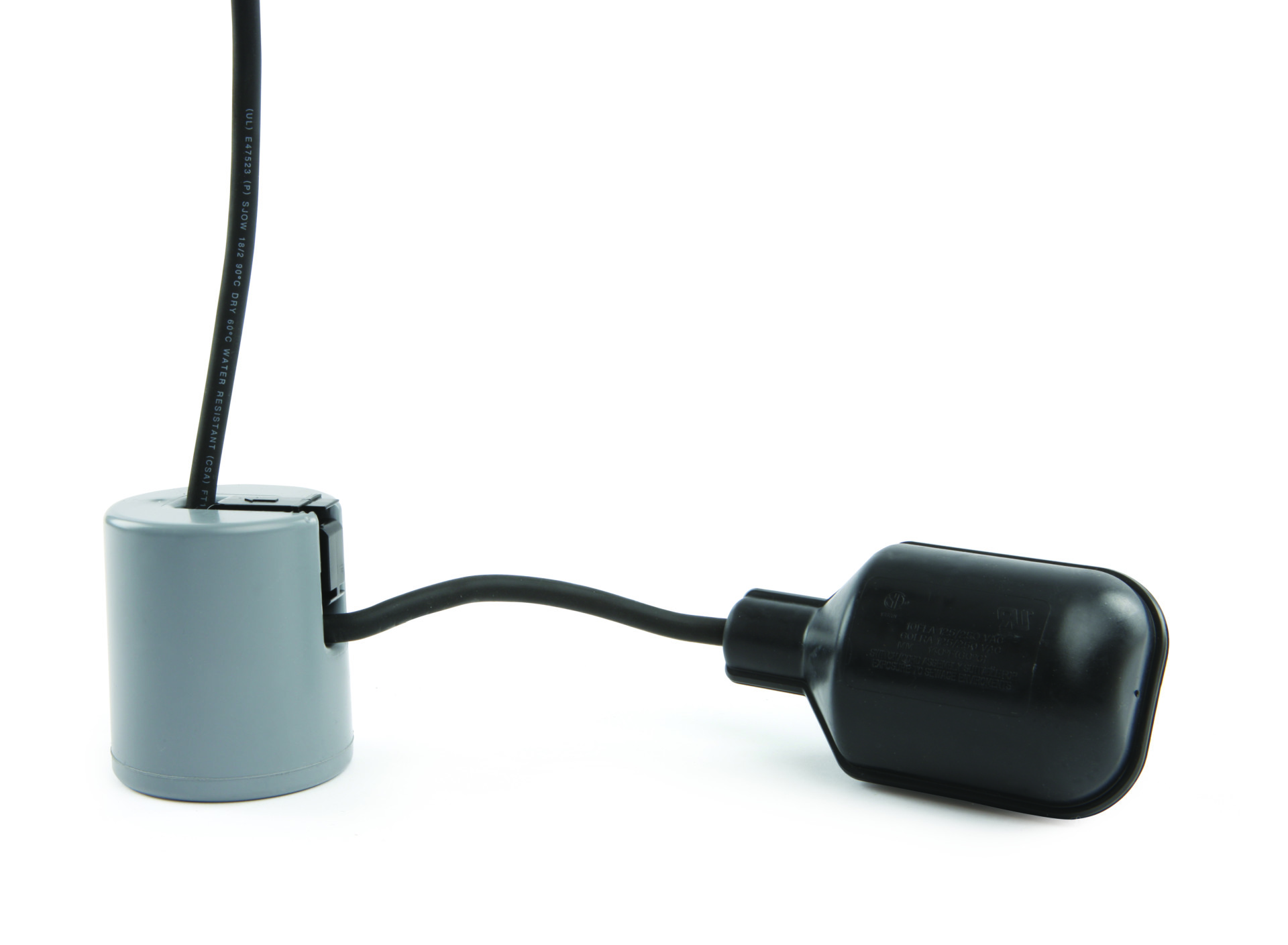 Vlotter met extern gewicht