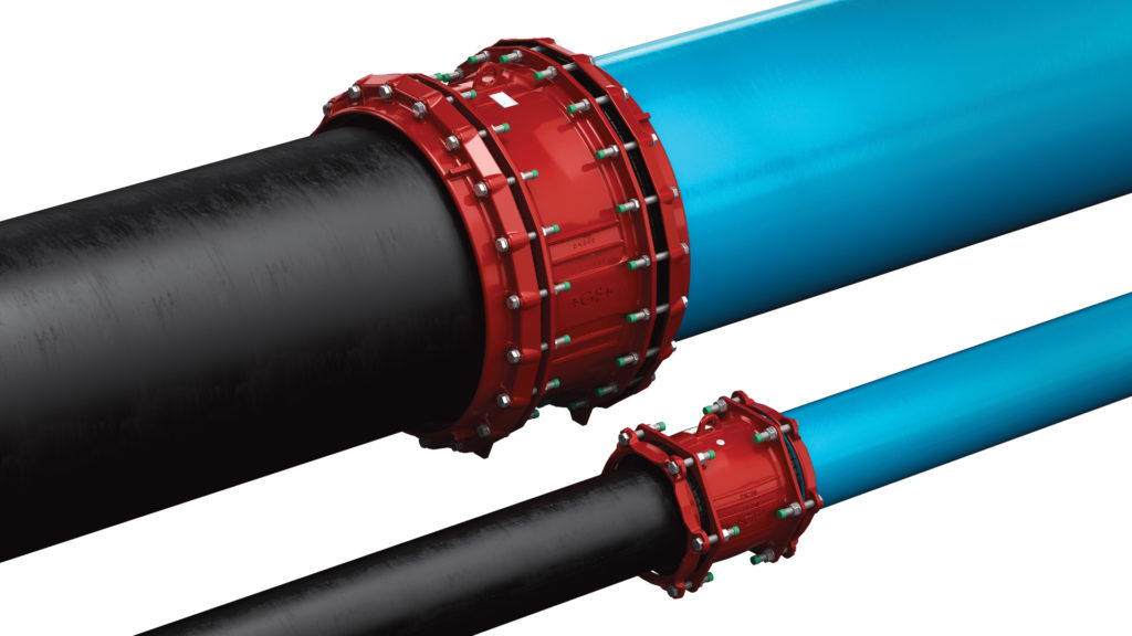 MULTI/JOINT® 3000 Plus – grootbereik gietijzeren koppelingen DN50-1025