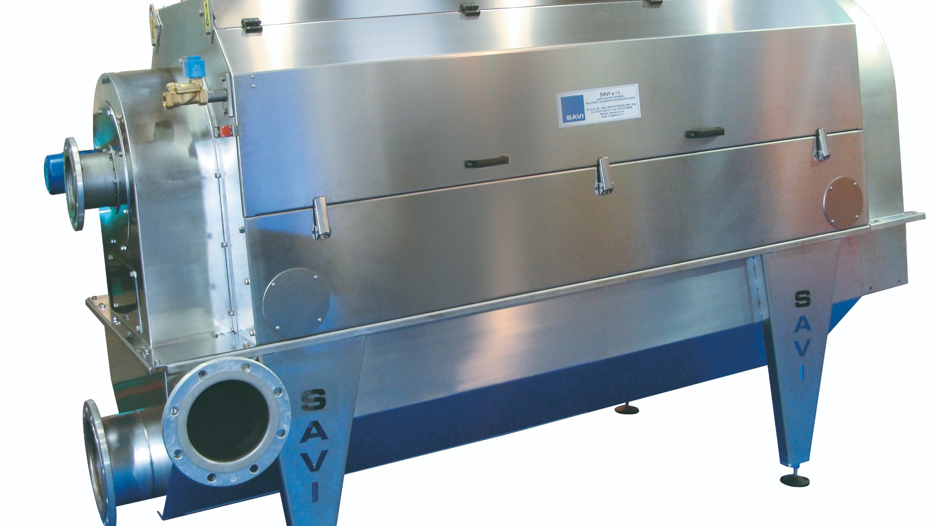 Intern gevoed trommelfilter RTV