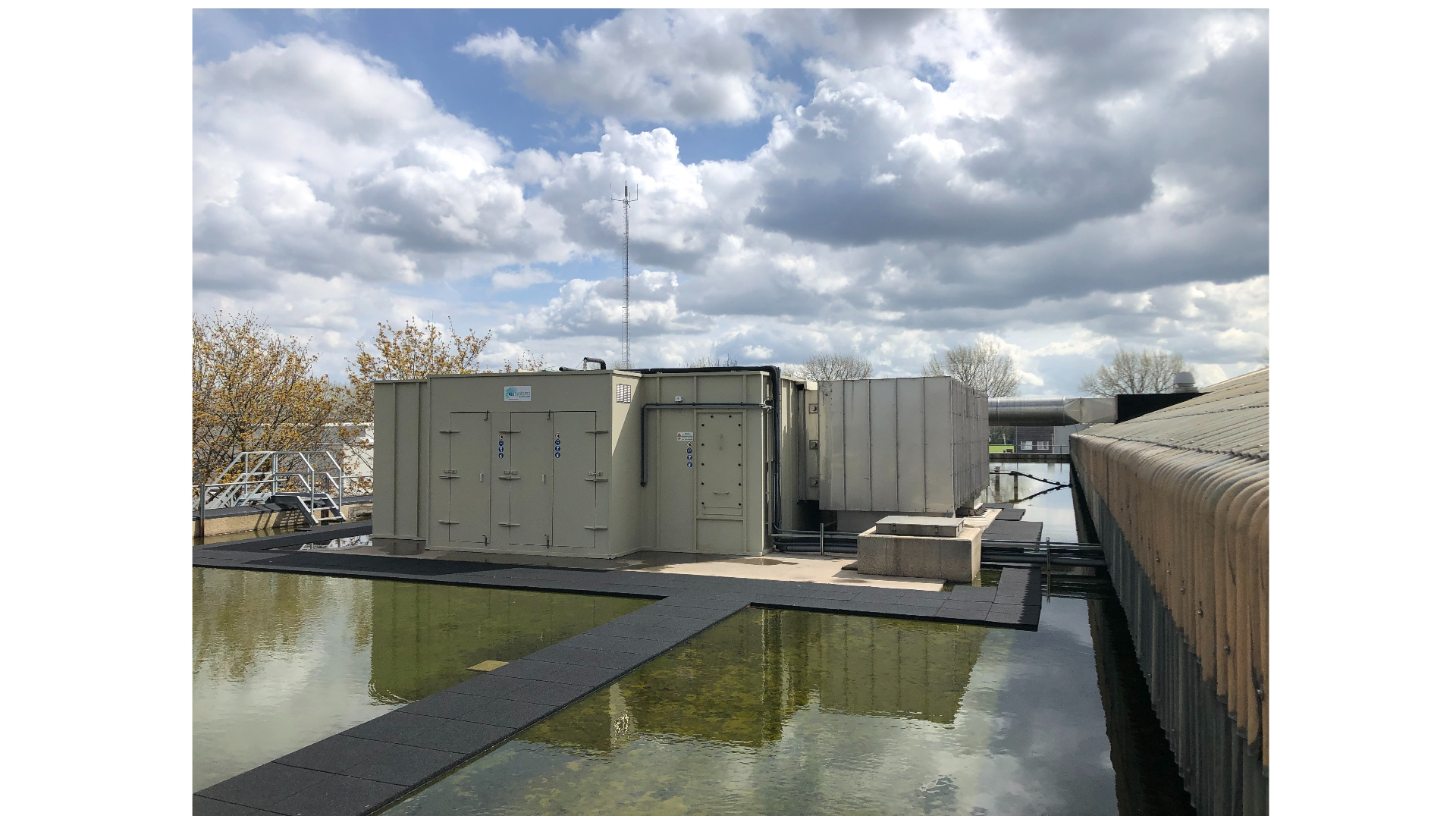 Two-stage scrubber for a major composting facility in the Netherlands.