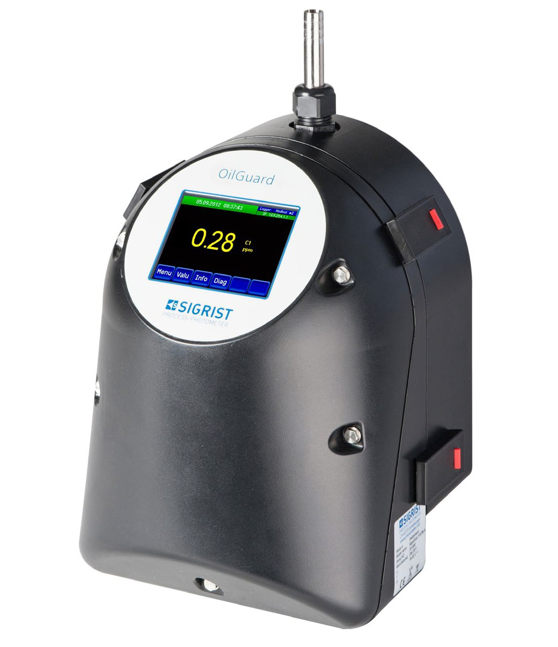 Olie in water analyser