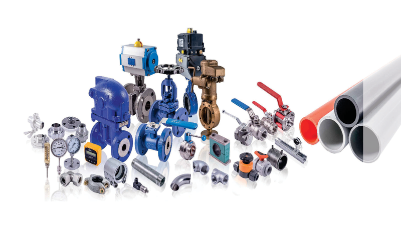 Totaal pakket aan Appendages. Instrumentatie, Afsluiters, koppelingen en leidingwerk