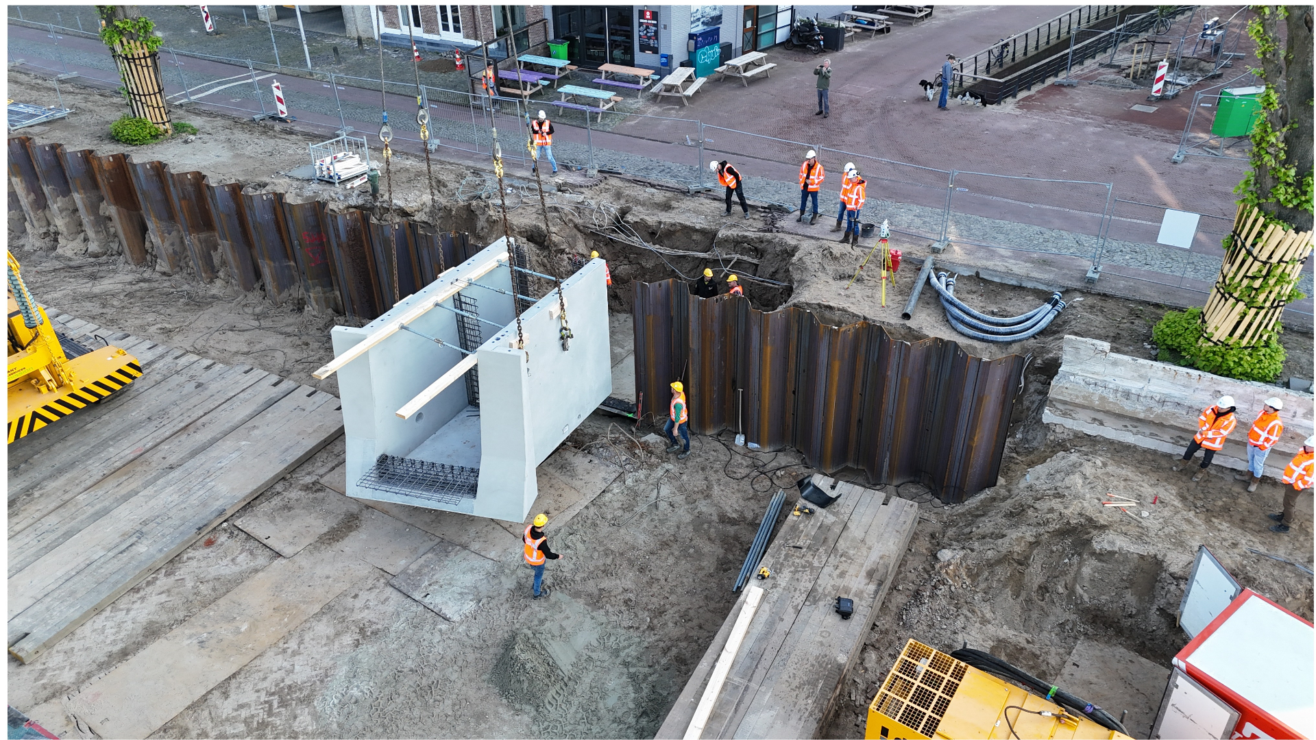 Outflow construction Sint Jansbeek Arnhem