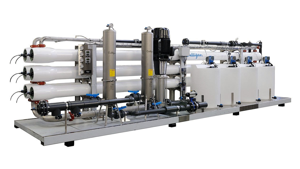 Softeners, Sand filters, Reverse Osmosis and Nano Filtration installations from Culligan