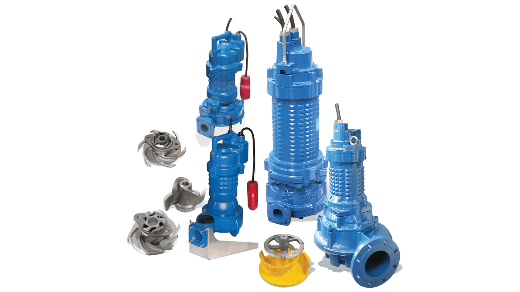 Submersible cutter/grinder pumps