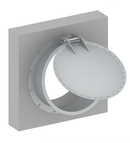 WIEROM RVS Terugslagkleppen