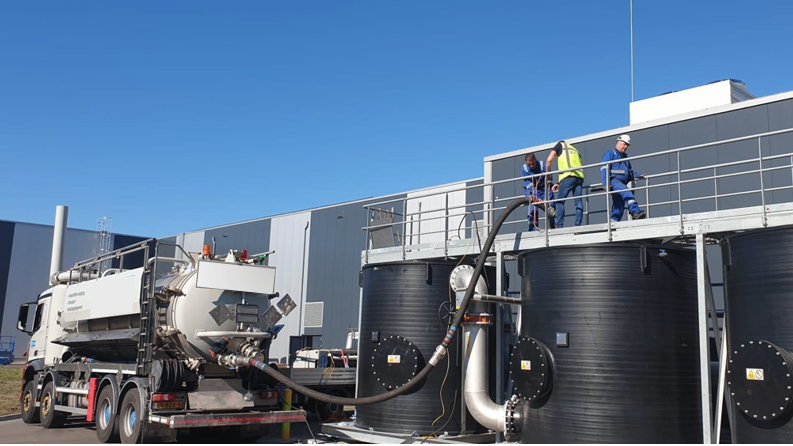 Biogas-reiniging Actief kool filter-onderhoud