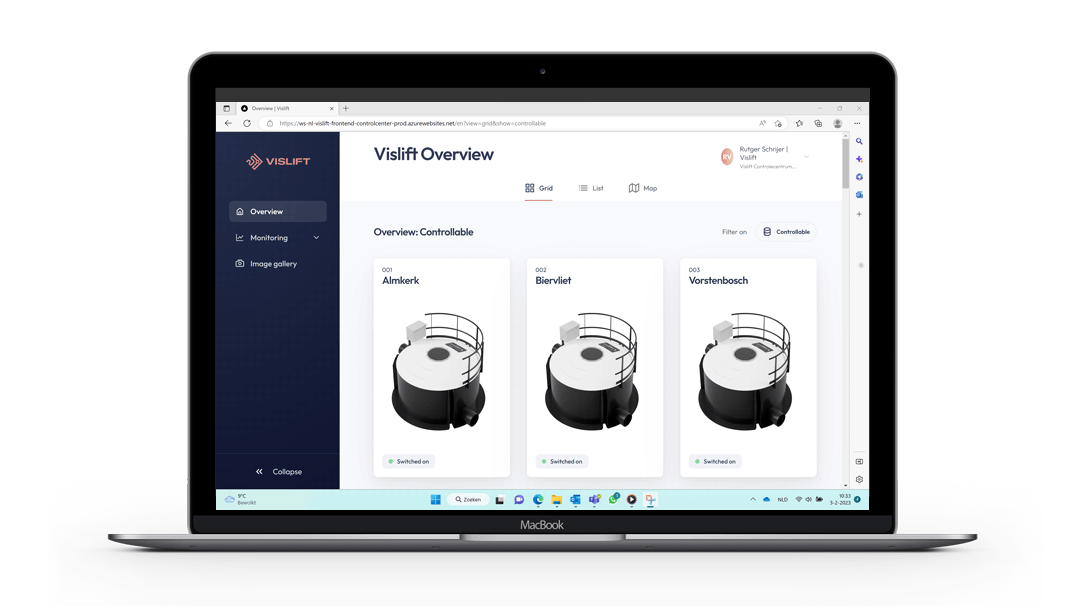 Vislift Control Center