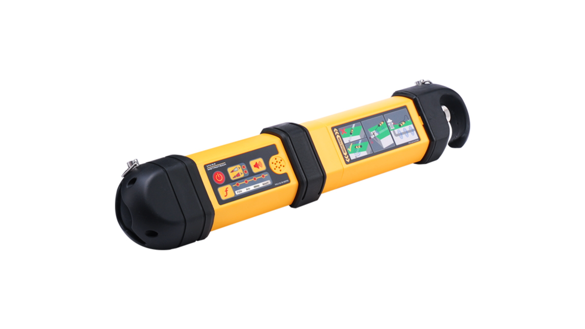 VM-550FF, Locating System for Plastic Pipes Using Push Camera.