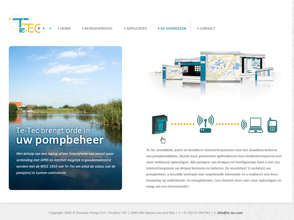 Telemetric control and management systeem