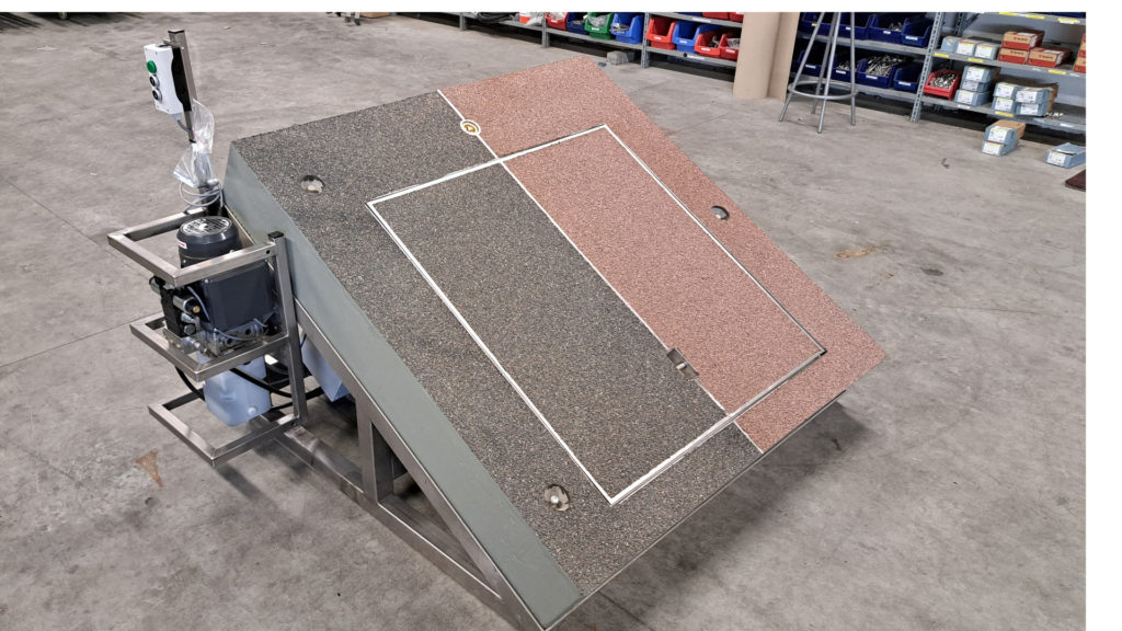 Hydraulisch bedienbaar luik