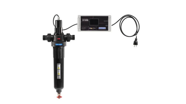 UV Sterilisator met 60W Lamp. Debiet van max. 5.5m³/u.