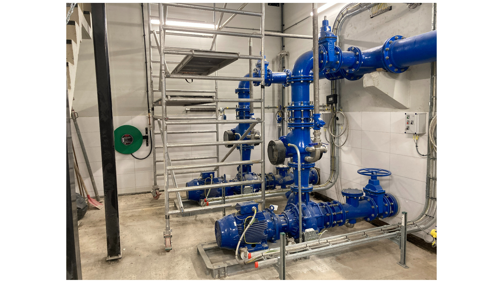 Construction and renovation of sewage pumping stations