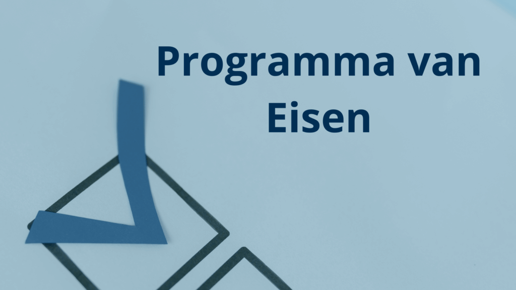 Ondersteuning aanbesteding & Programma van Eisen